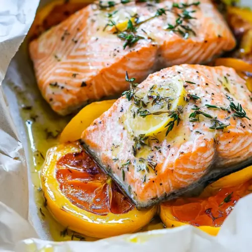 Thyme Butter Salmon Parcels