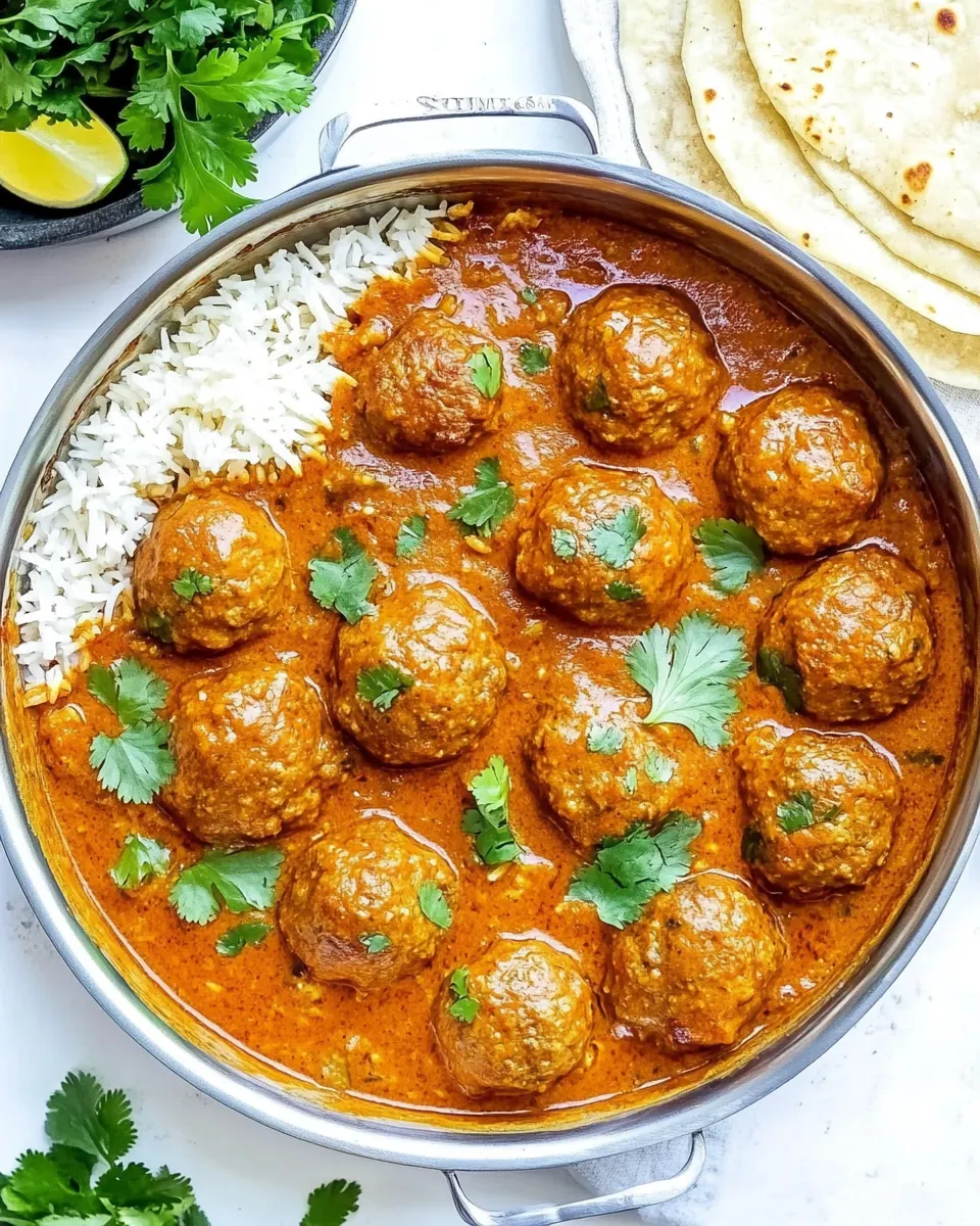 Tikka Masala Meatballs