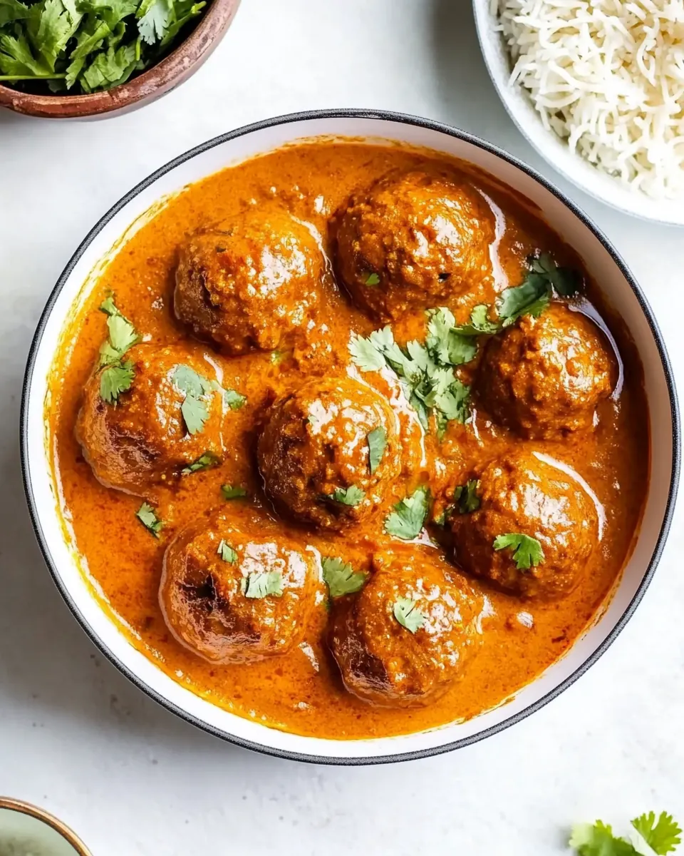 Tikka Masala Meatballs