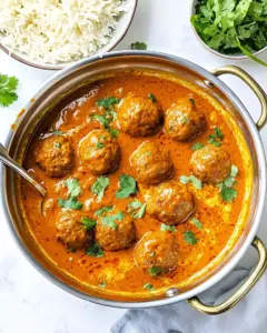 Tikka Masala Meatballs