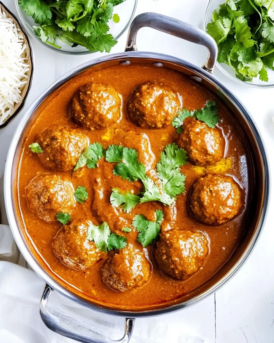 Tikka Masala Meatballs