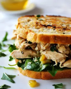 Toasted Balsamic Chicken Salad Sandwich