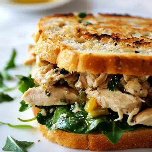 Toasted Balsamic Chicken Salad Sandwich