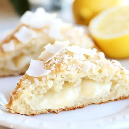 Toasted Coconut Lemon Scones