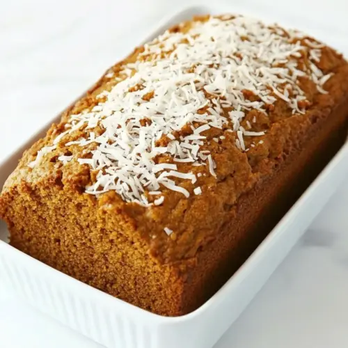 Toasted Coconut Pumpkin Bread