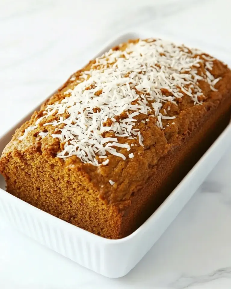 Toasted Coconut Pumpkin Bread