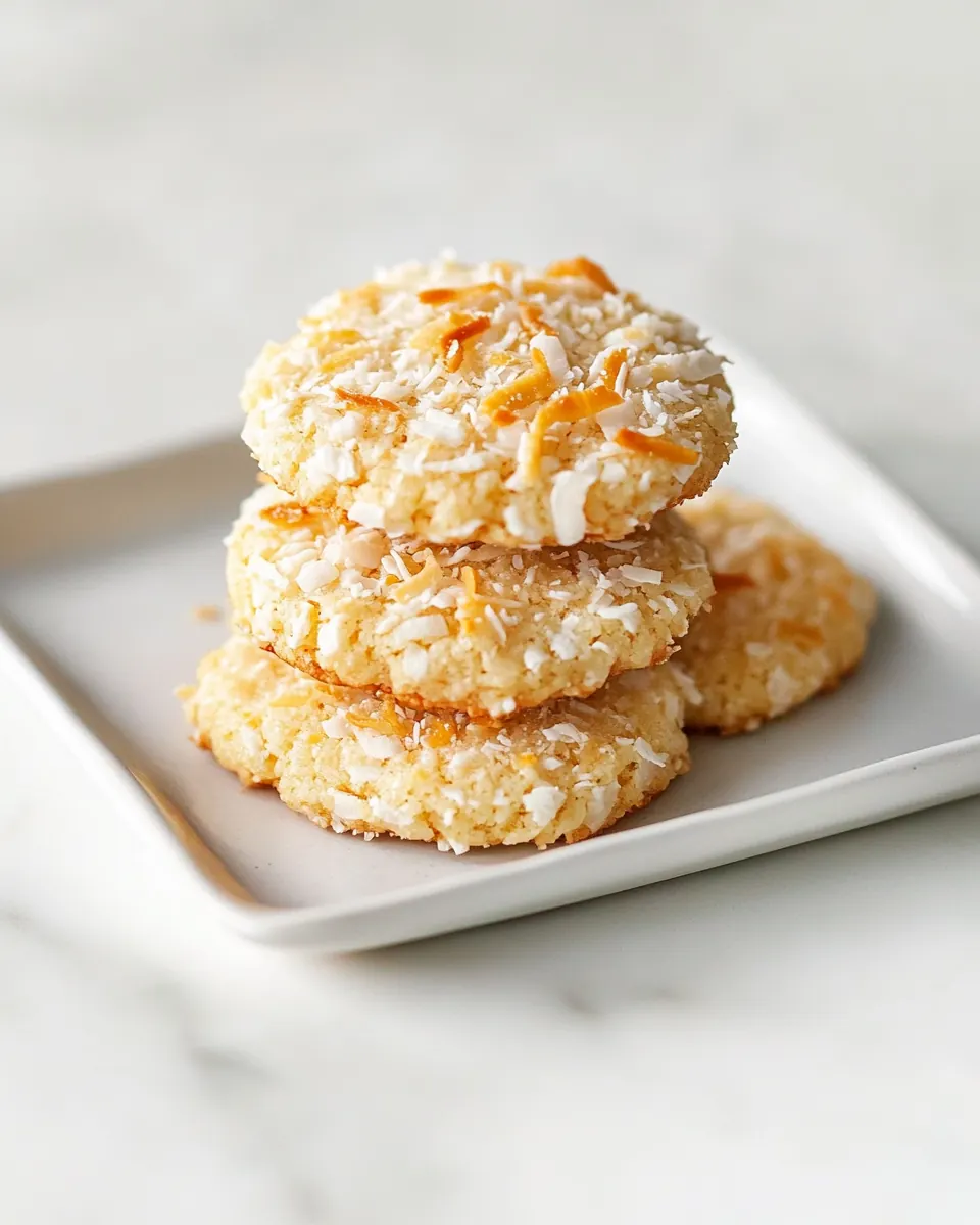 Toasted Coconut Sugar Cookies