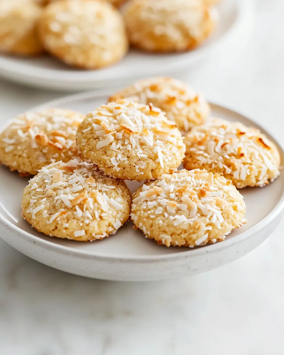 Toasted Coconut Sugar Cookies