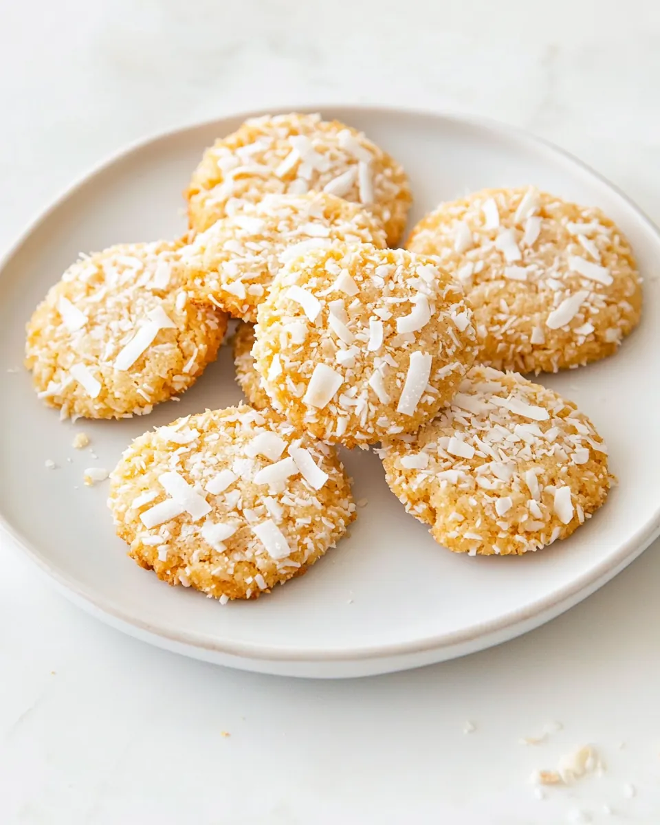 Toasted Coconut Sugar Cookies