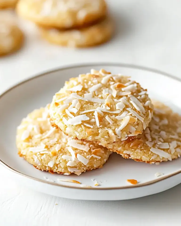 Toasted Coconut Sugar Cookies