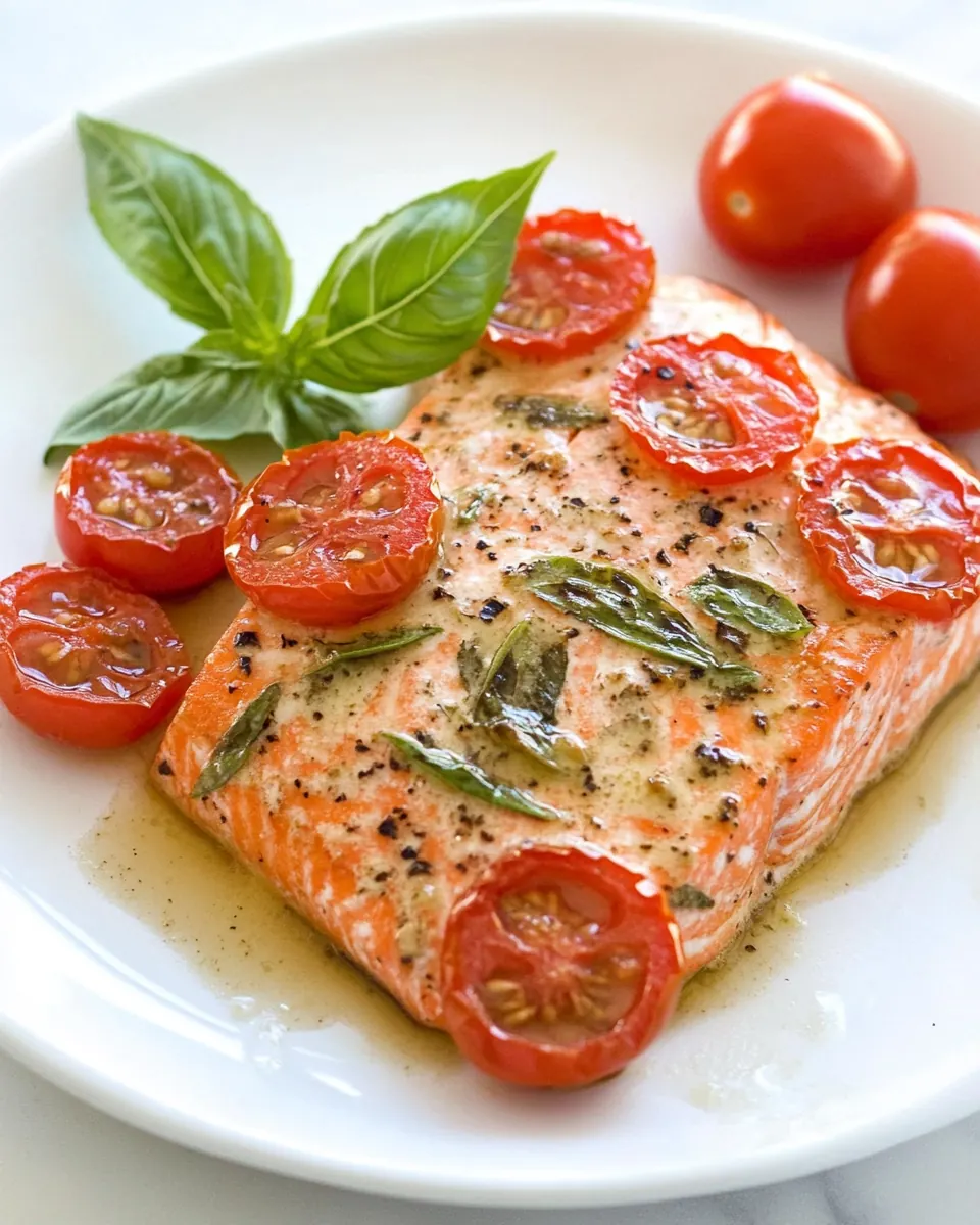 Tomato Basil Salmon