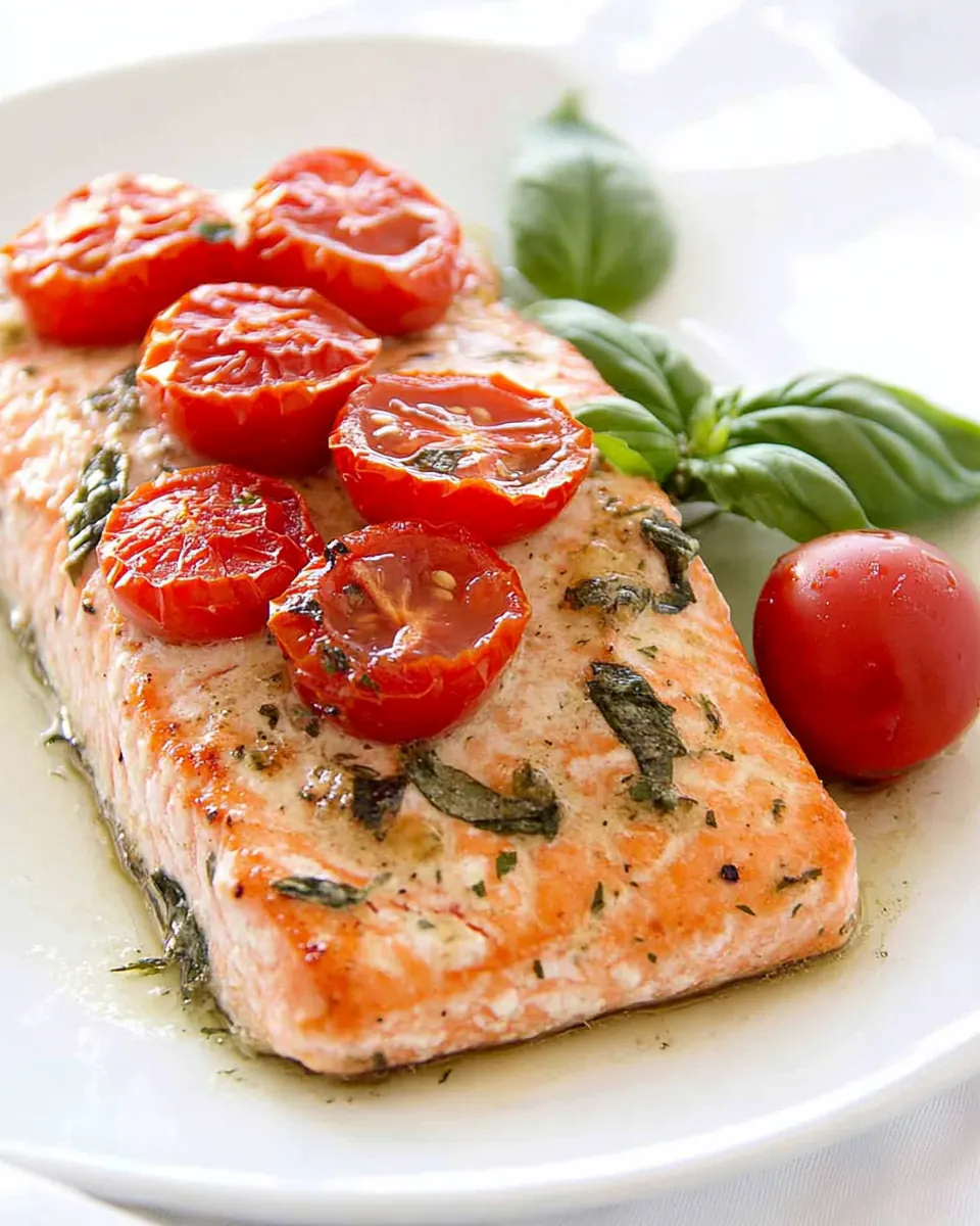 Tomato Basil Salmon