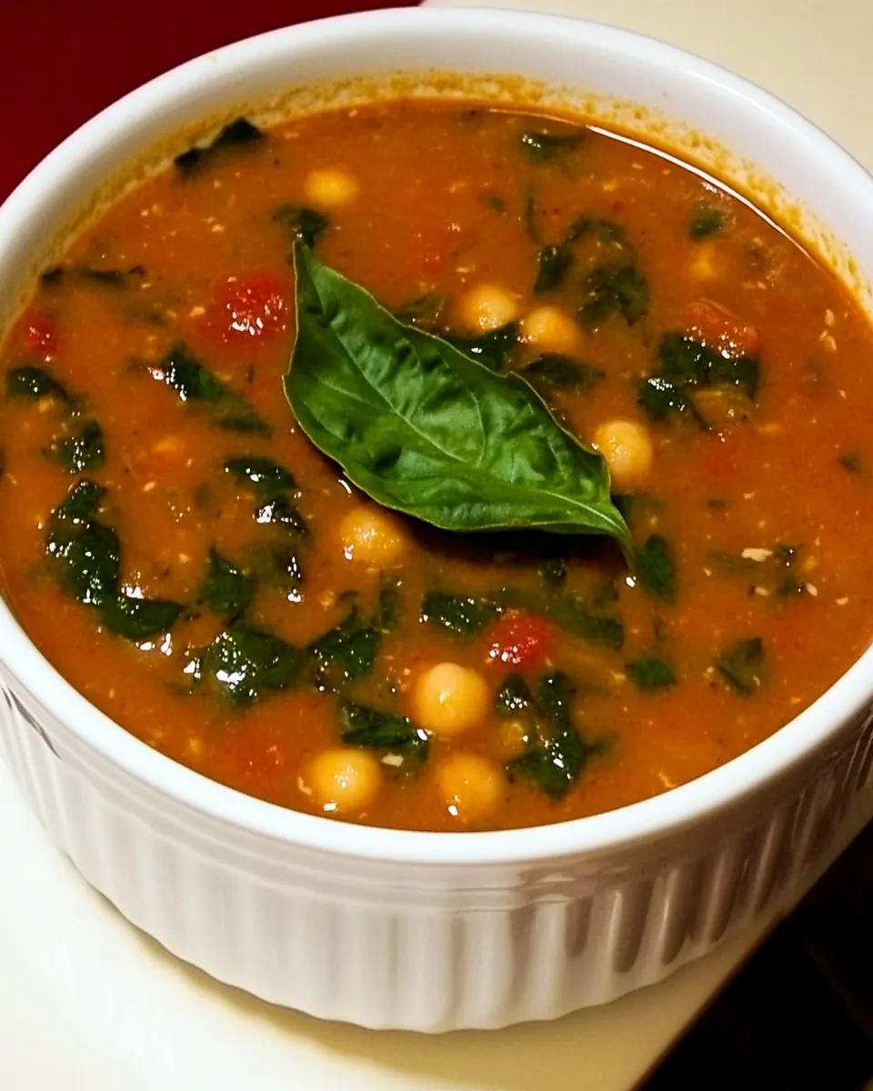 Tomato Chickpea Soup