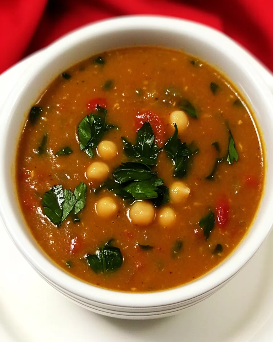 Tomato Chickpea Soup