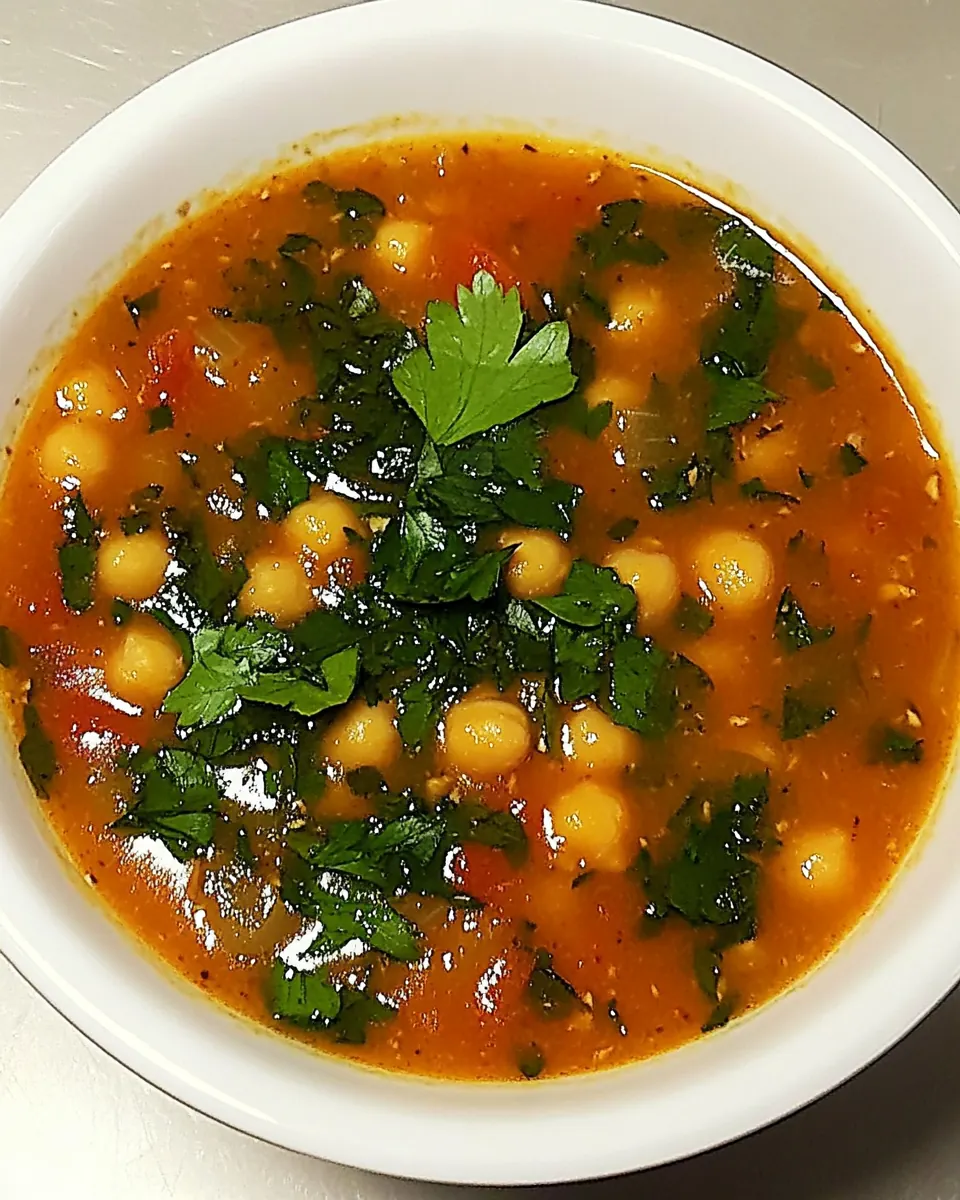 Tomato Chickpea Soup