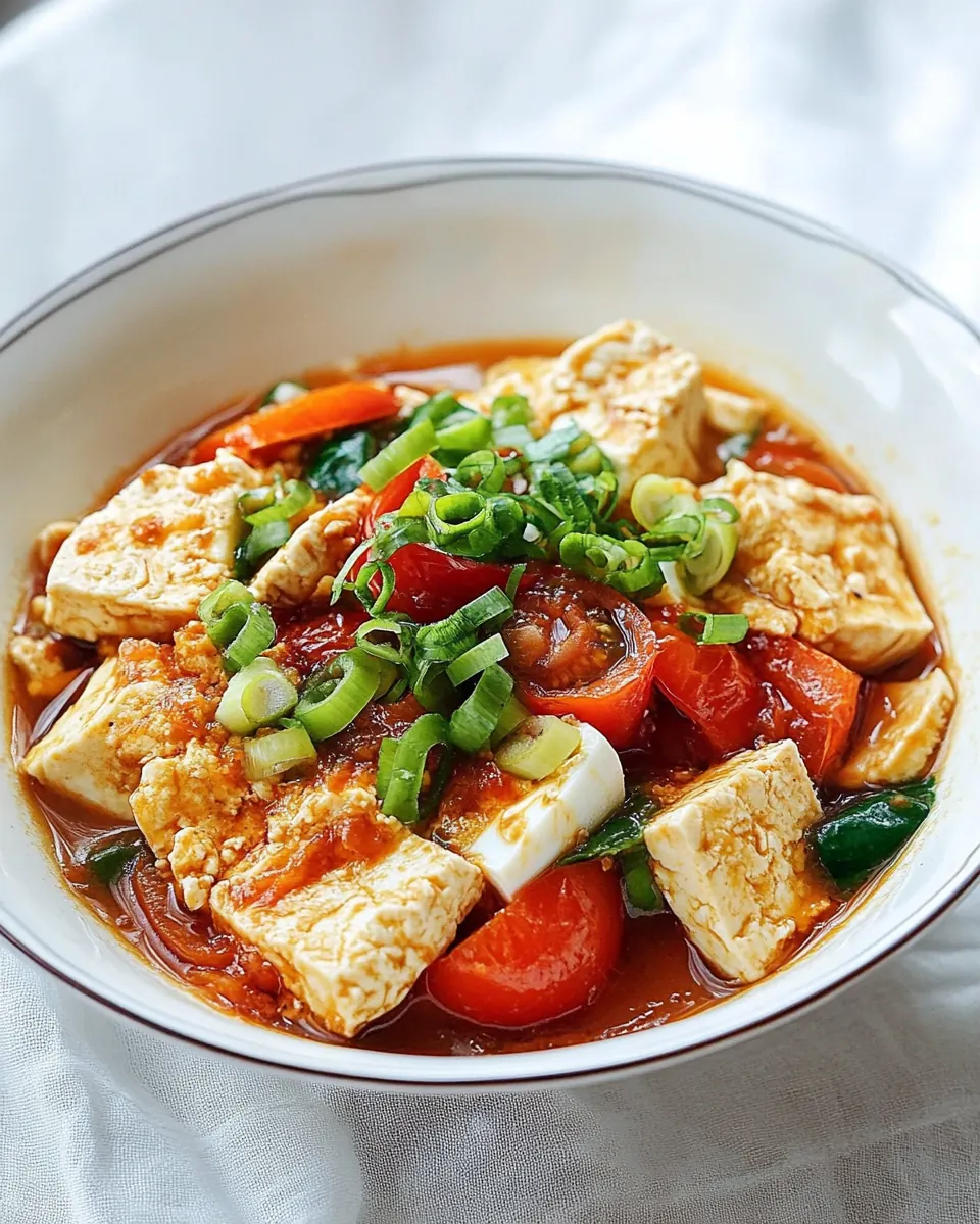 Tomato Egg and Tofu