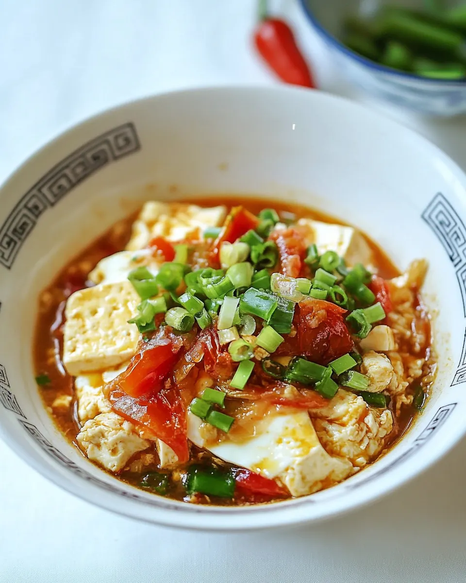 Tomato Egg and Tofu