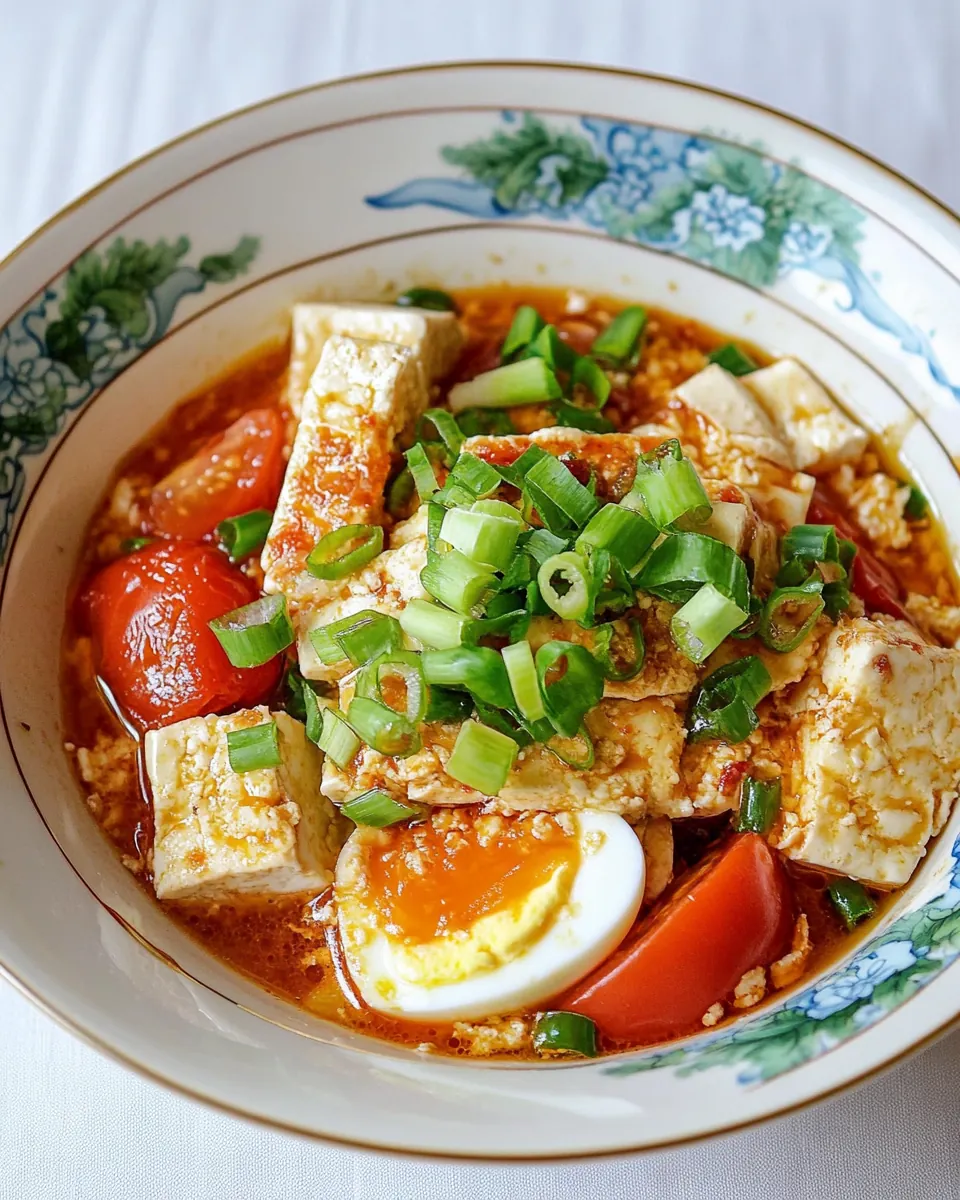 Tomato Egg and Tofu