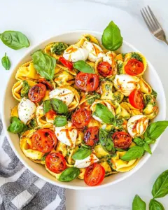Tortellini Caprese Pasta Salad