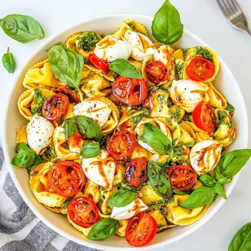 Tortellini Caprese Pasta Salad