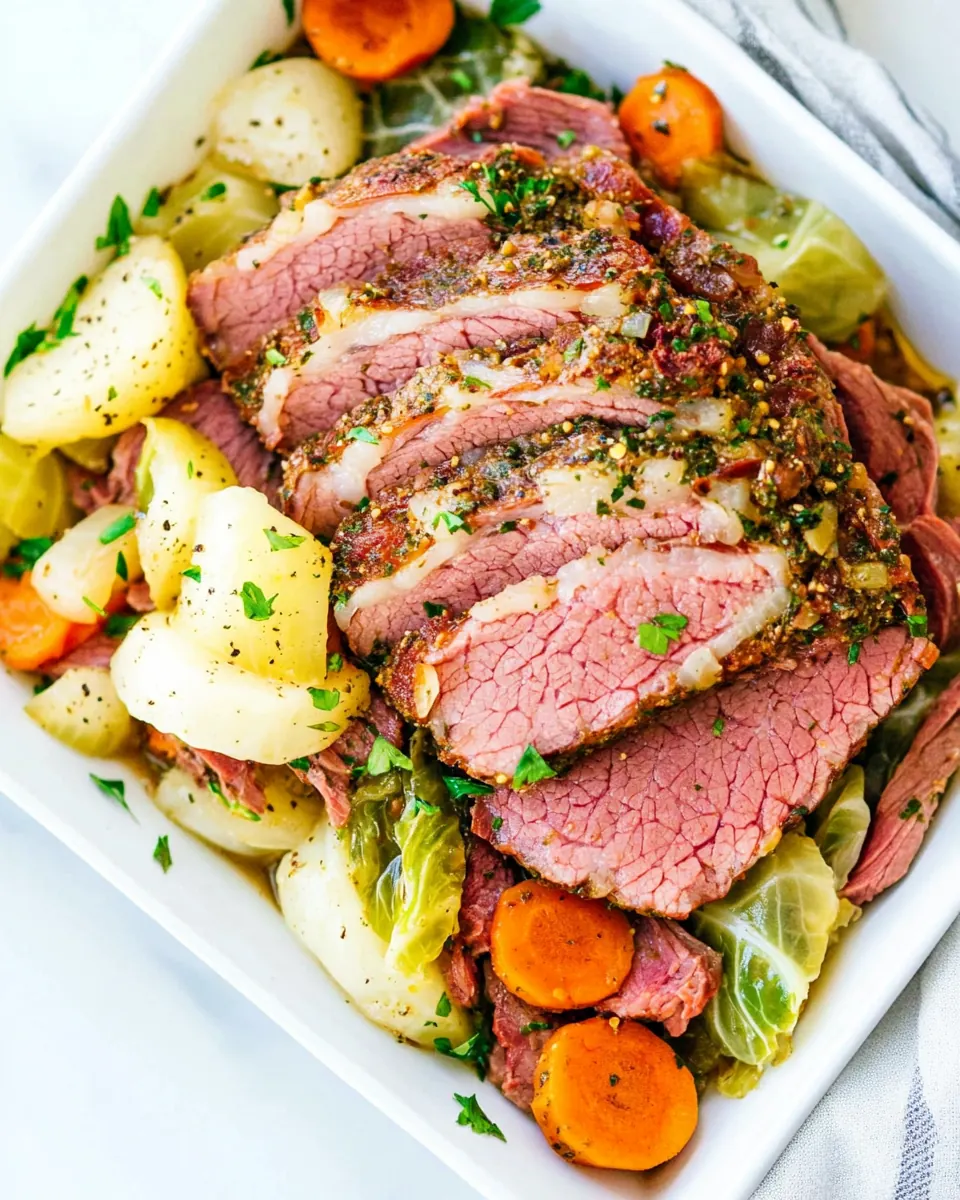 Traditional Corned Beef Cabbage