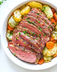 Traditional Corned Beef Cabbage