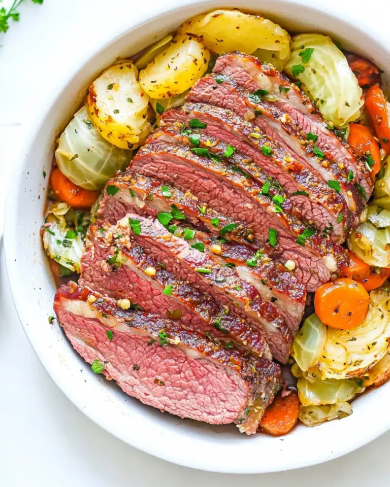 Traditional Corned Beef Cabbage