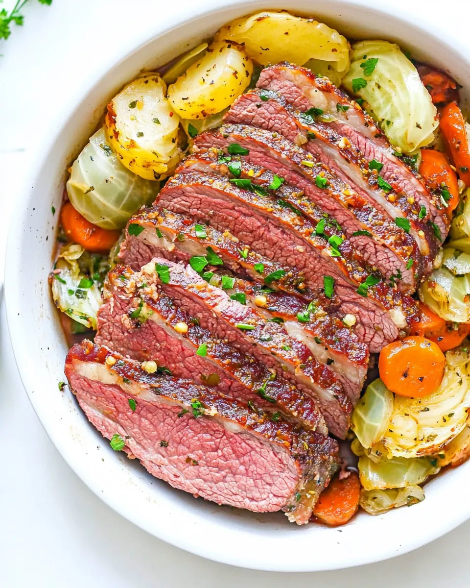 Traditional Corned Beef Cabbage