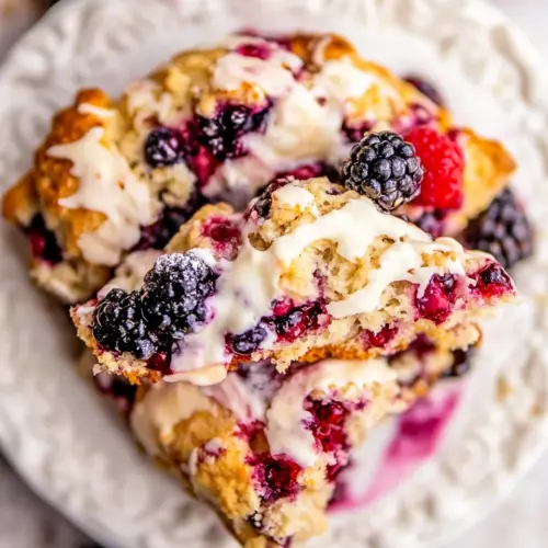 Triple Berry Buttermilk Scones