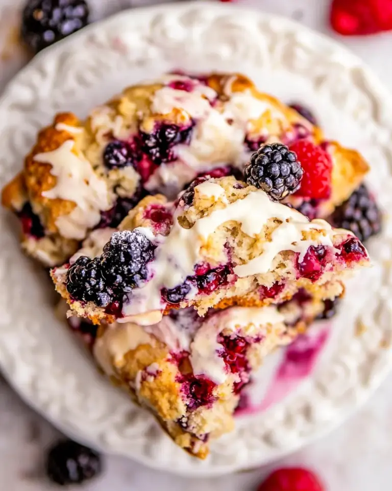 Triple Berry Buttermilk Scones