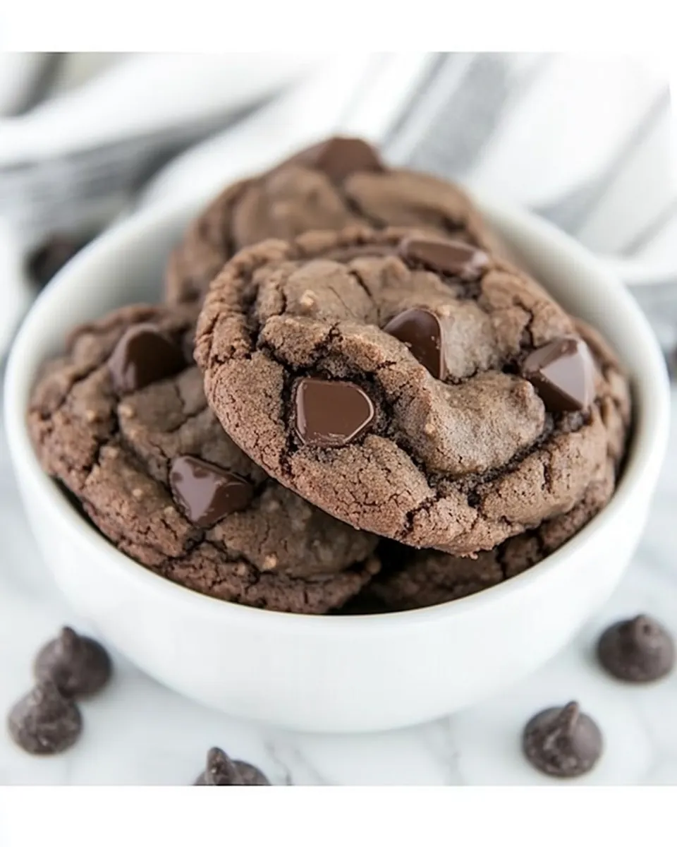 Triple Chocolate Cookies