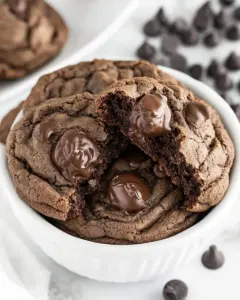 Triple Chocolate Cookies