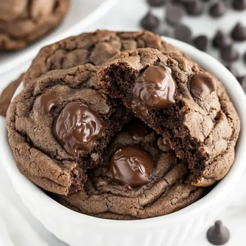 Triple Chocolate Cookies