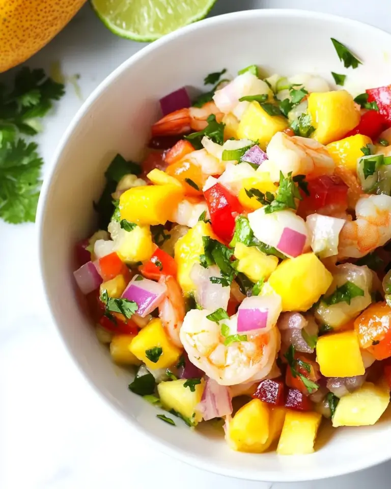 Tropical Mango Shrimp Ceviche