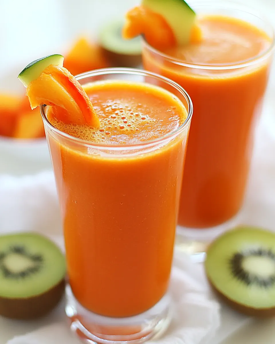 Tropical Papaya Batido Fruit Shake