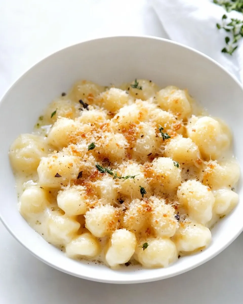 Truffled Gnocchi Macaroni and Cheese