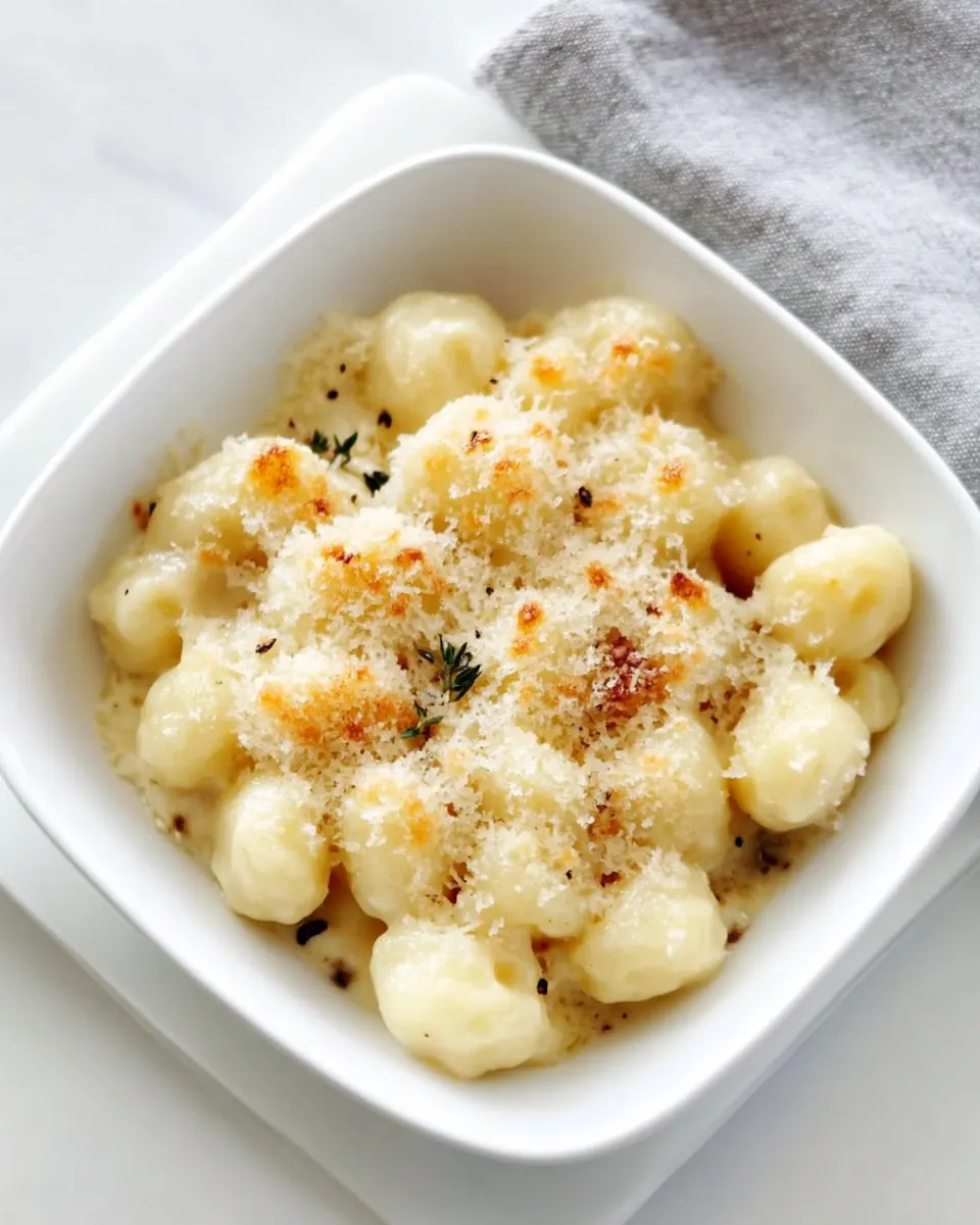 Truffled Gnocchi Macaroni and Cheese