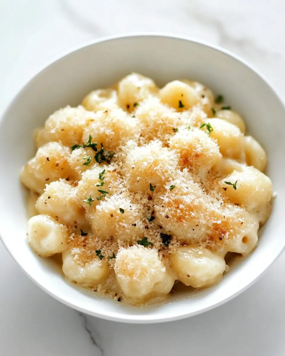Truffled Gnocchi Macaroni and Cheese