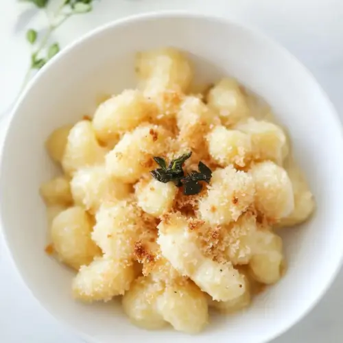 Truffled Gnocchi Macaroni and Cheese