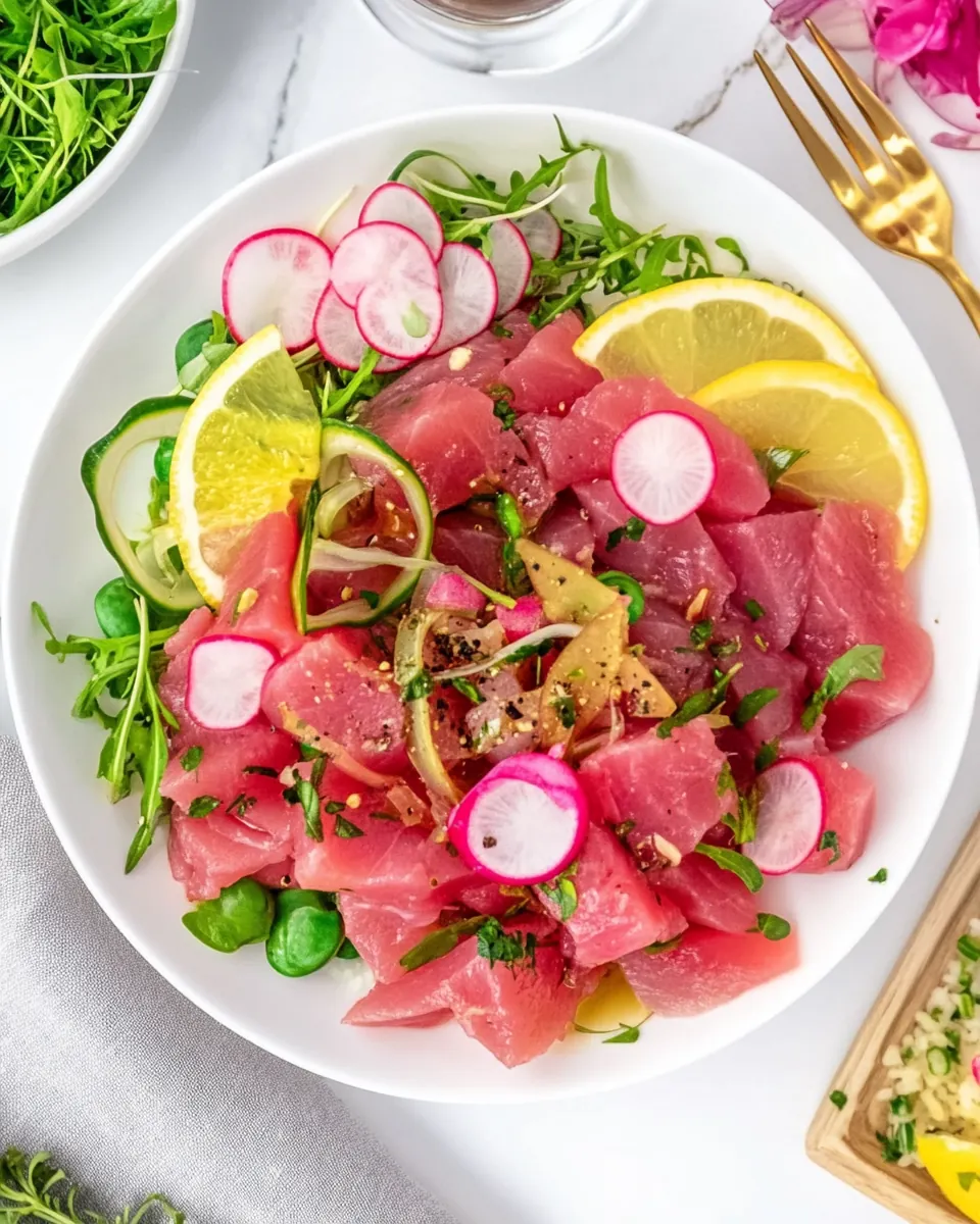 Tuna Carpaccio