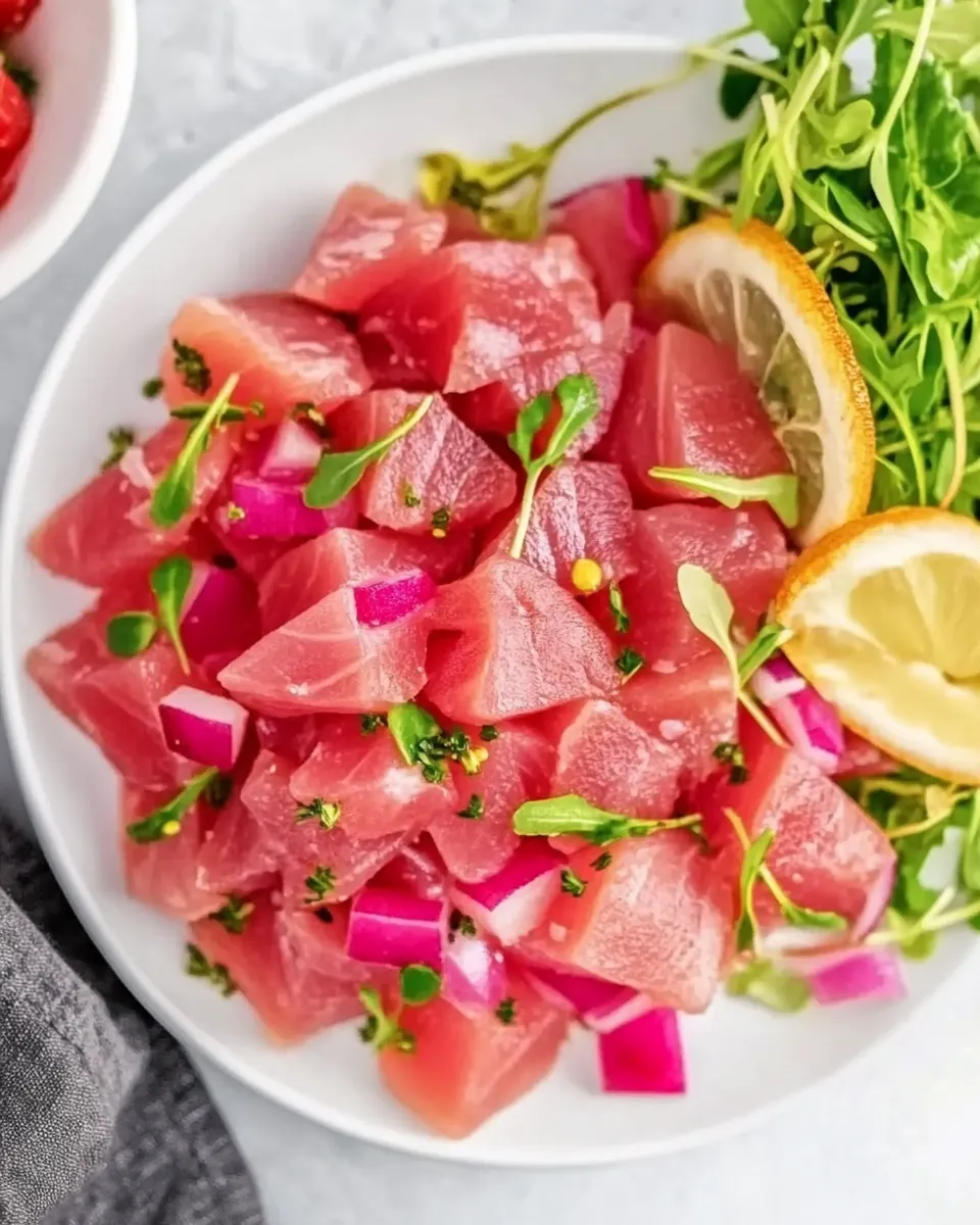 Tuna Carpaccio