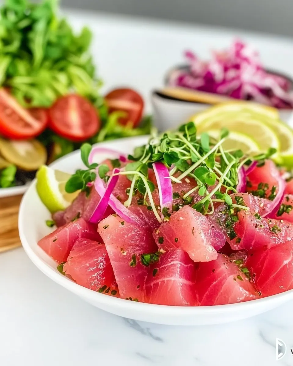 Tuna Carpaccio
