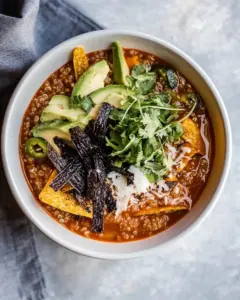 Turkey Enchilada Quinoa Soup