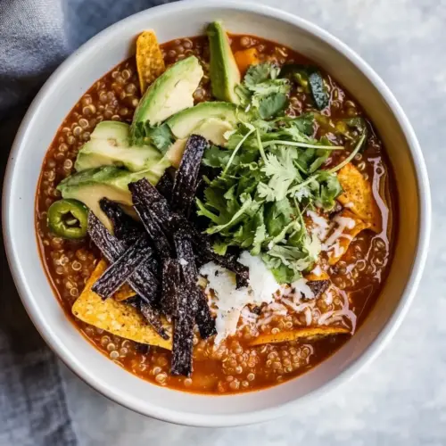 Turkey Enchilada Quinoa Soup