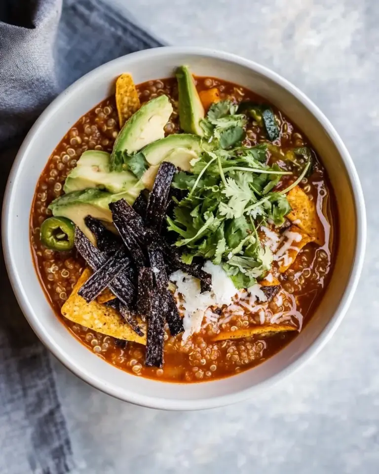 Turkey Enchilada Quinoa Soup