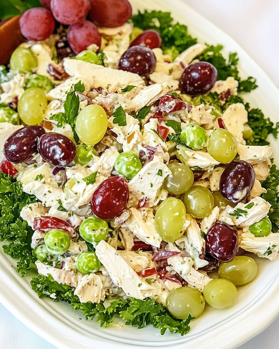 Turkey Salad with Grapes