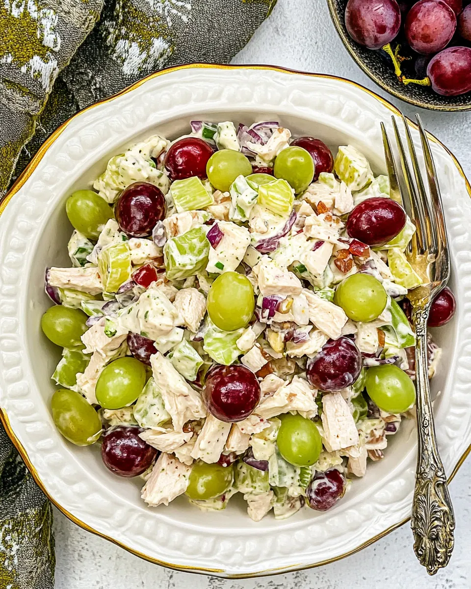 Turkey Salad with Grapes