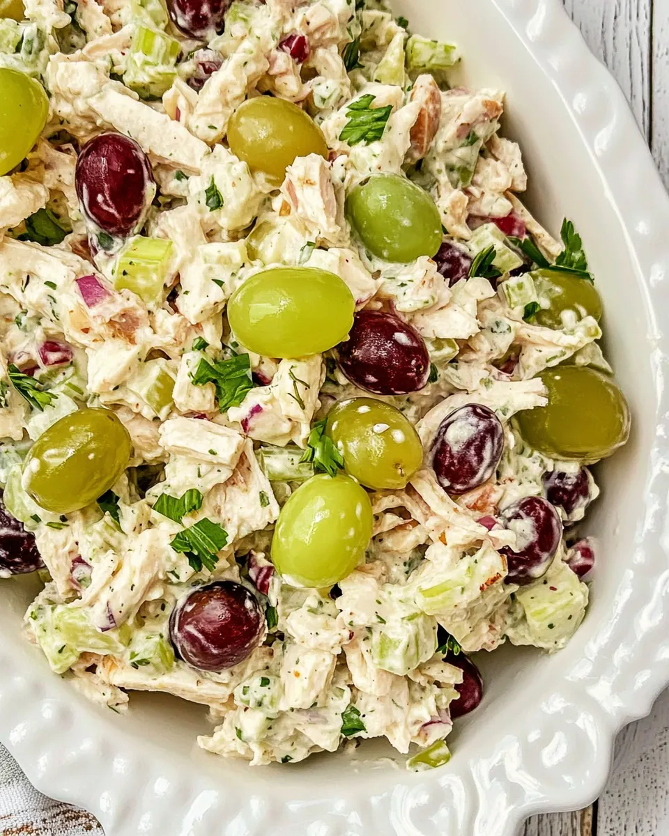 Turkey Salad with Grapes