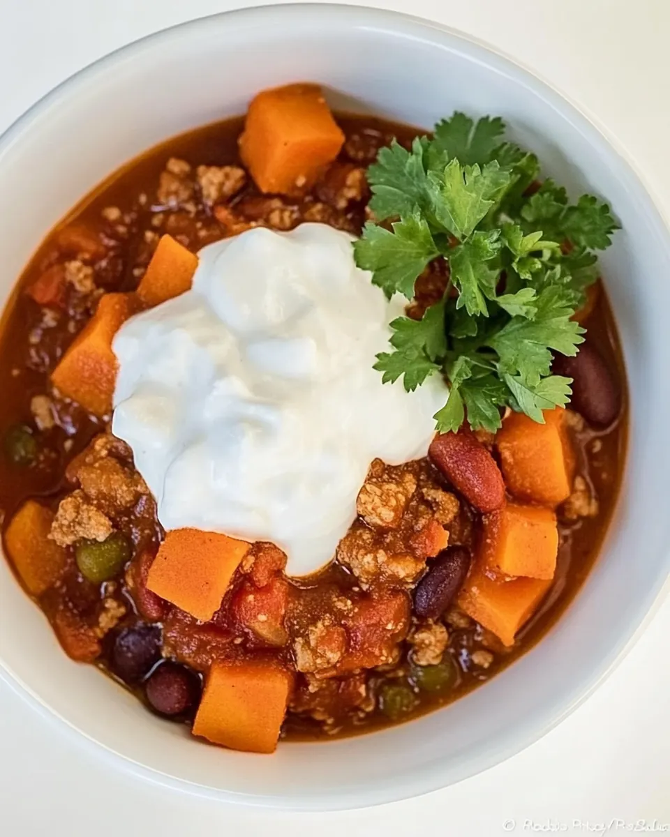 Turkey Sweet Potato Chili