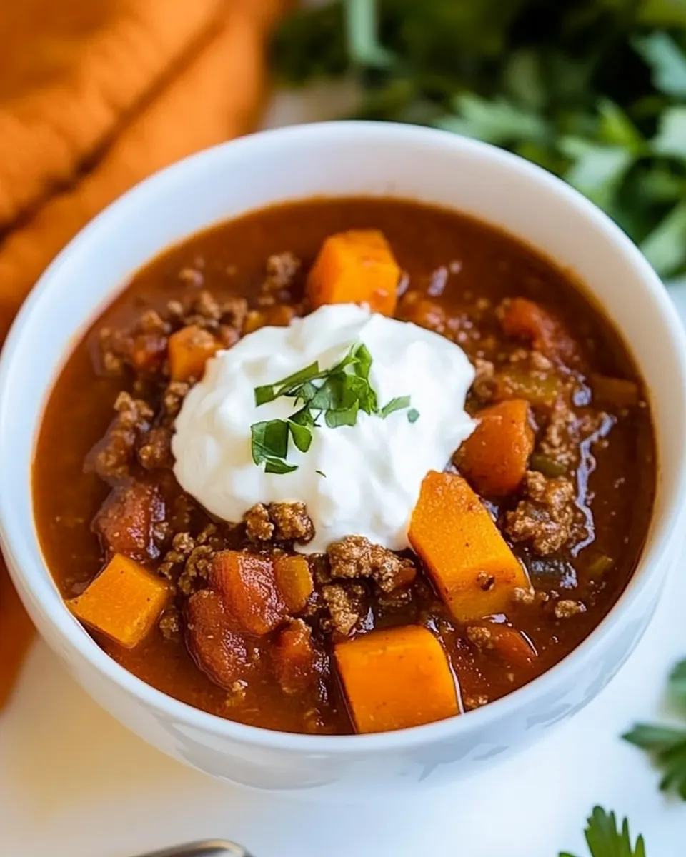 Turkey Sweet Potato Chili